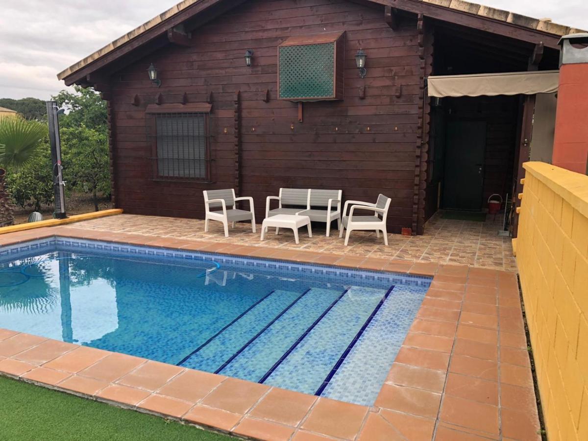 Вилла Casa De Madera El Oasis El Palomar Севилья Экстерьер фото